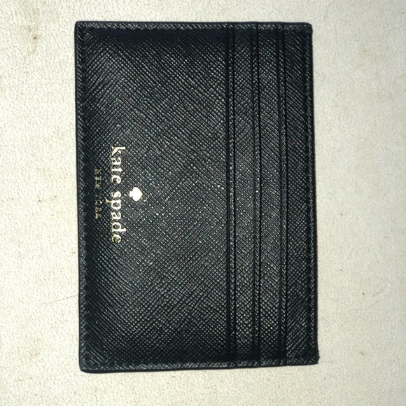 Kate Spade Greta Court Graham Glitter Card Holder - Picture 3 of 4